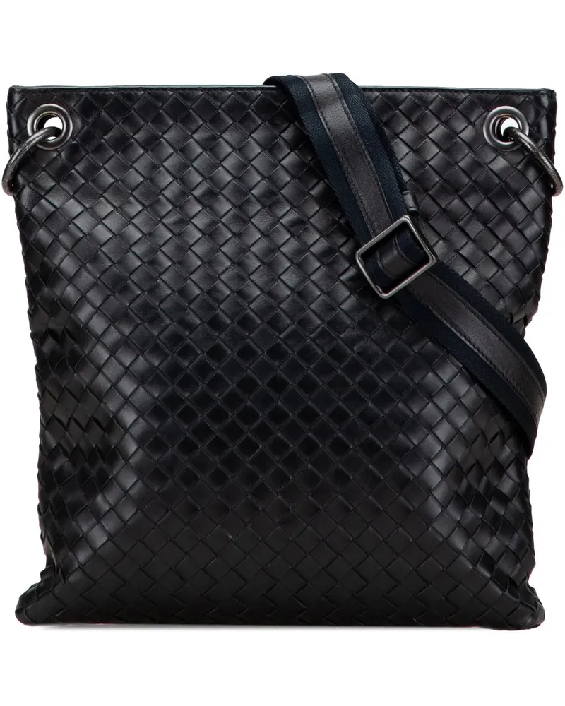 Bottega Veneta Hobo Bags Nappa Intrecciato Crossbody schwarz Schwarz