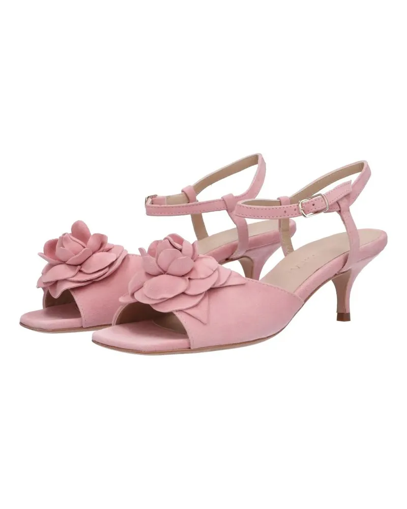 Thea Mika Sandaletten mit Absatz Sandalen rosa Gold