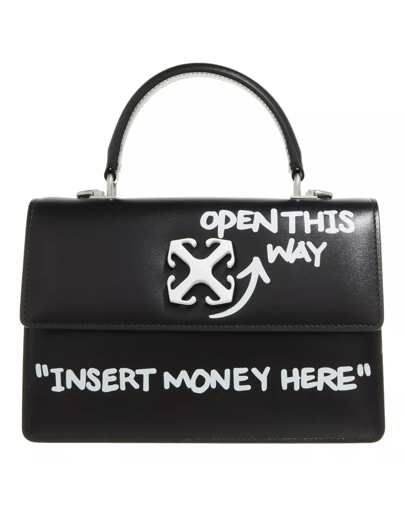 OFF-WHITE Crossbody Bags Jitney 1.4 Top Handle Quote schwarz Schwarz
