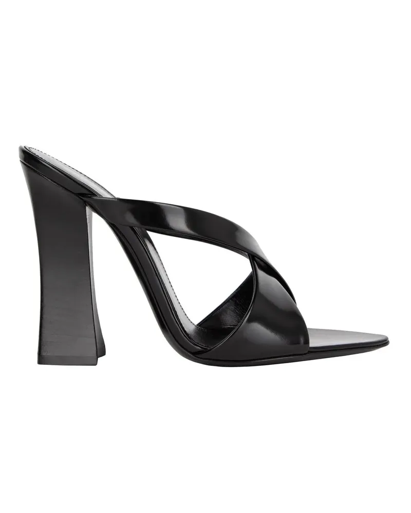 Saint Laurent Sandalen Eva Mules Black schwarz Schwarz