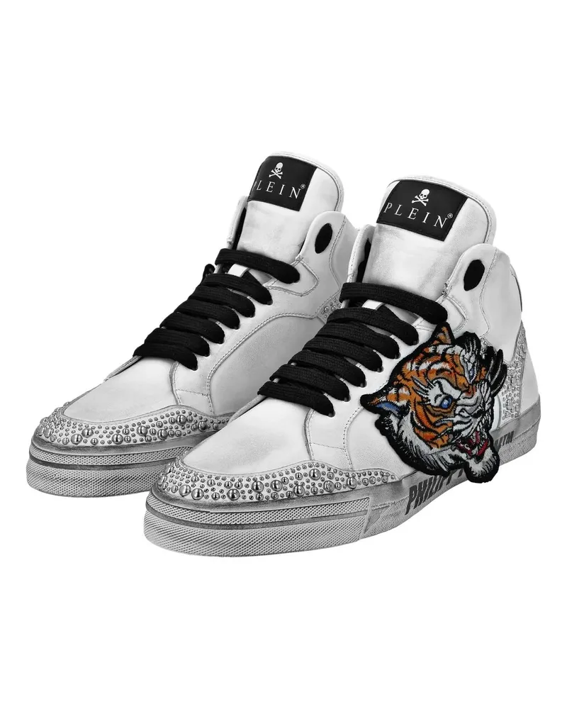 Philipp Plein Low-Top Sneaker Hightop-Sneaker Retrokickz weiß Weiß
