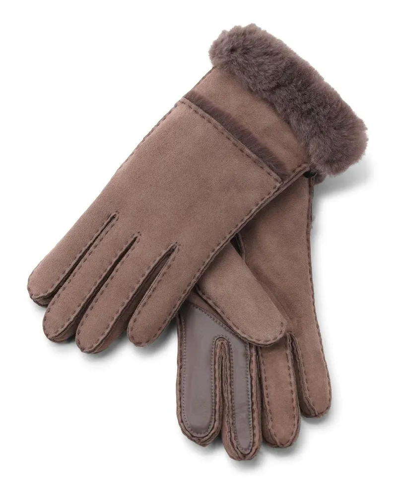 UGG Handschuhe Handschuhe mit Lammfell braun Braun