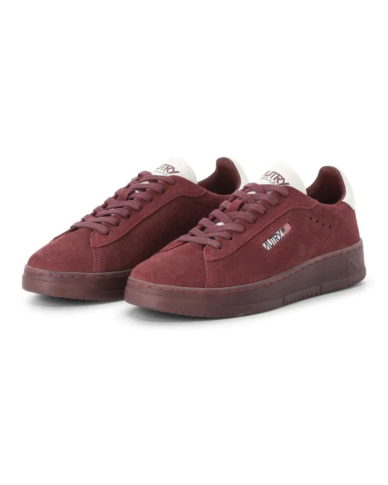 AUTRY Low-Top Sneaker Sneaker Dallas Low aus Veloursleder rot Rot