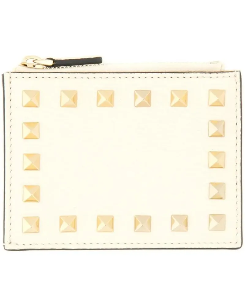 Valentino Garavani Portemonnaie "Rockstud" Wallet beige Beige