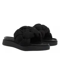 INUIKII Slipper & Pantoletten Oversized Lino Braid Schwarz