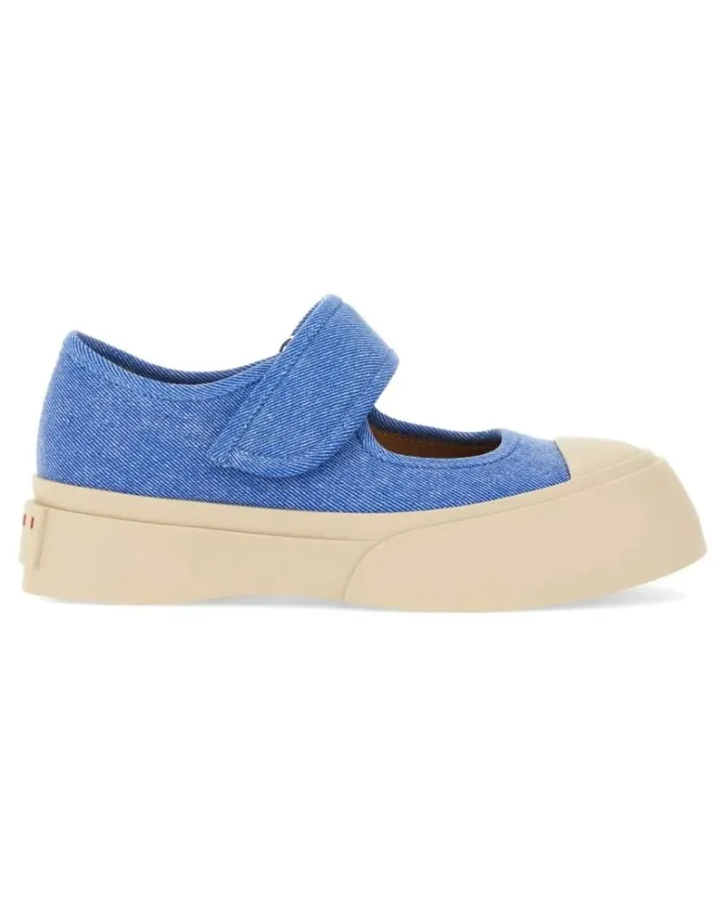 Marni Low-Top Sneaker Mary Jane Sneakers blau Blau