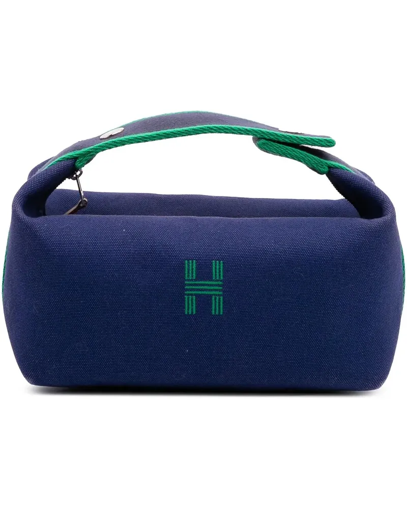 Hermès Kosmetiktaschen 2020-2025 Small Canvas Bride A Brac blau Blau