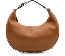 Hobo Bags Medium Leather graphy Hobo braun