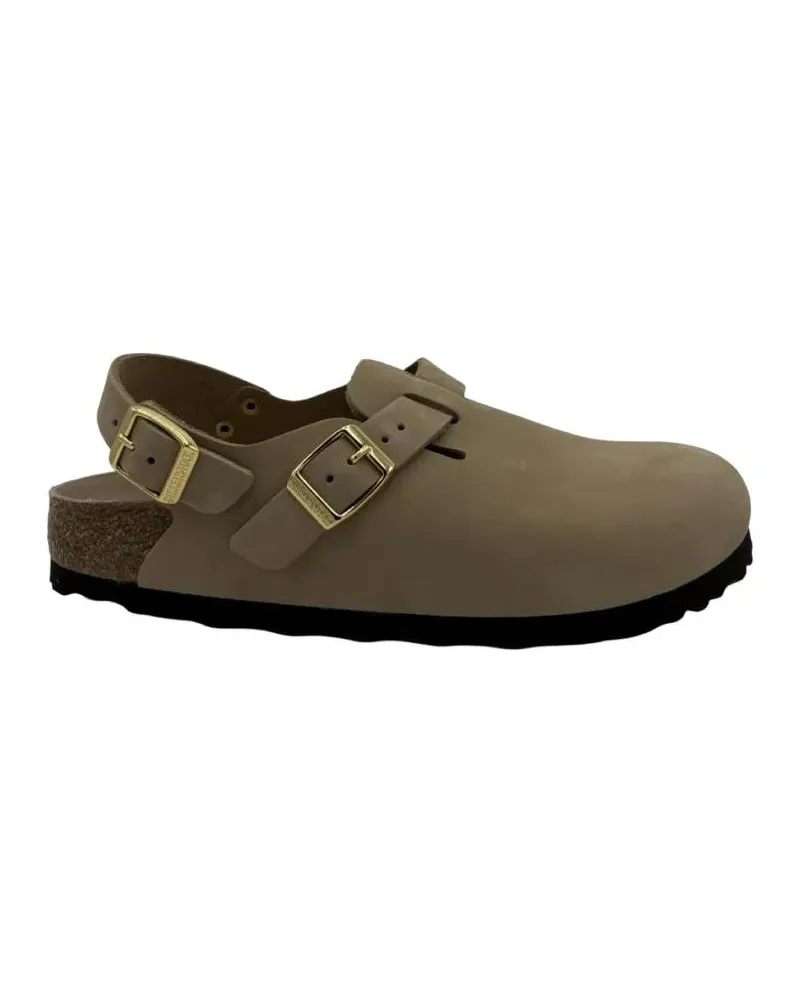 Birkenstock Sandalen Tokio Clog – Sandcastle Nubuck Leather grün Grün