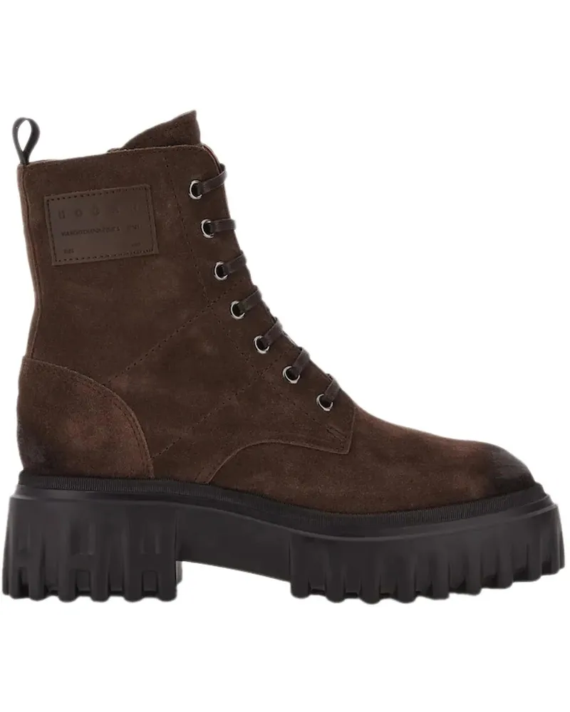 Hogan Stiefel Boots Cocco braun Braun
