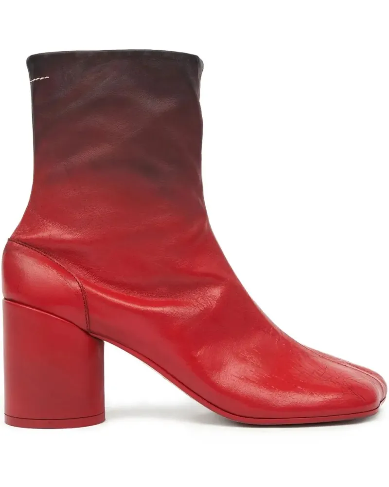 Maison Margiela Stiefeletten ANKLE BOOT BLACK/CHINESE RED rot Rot