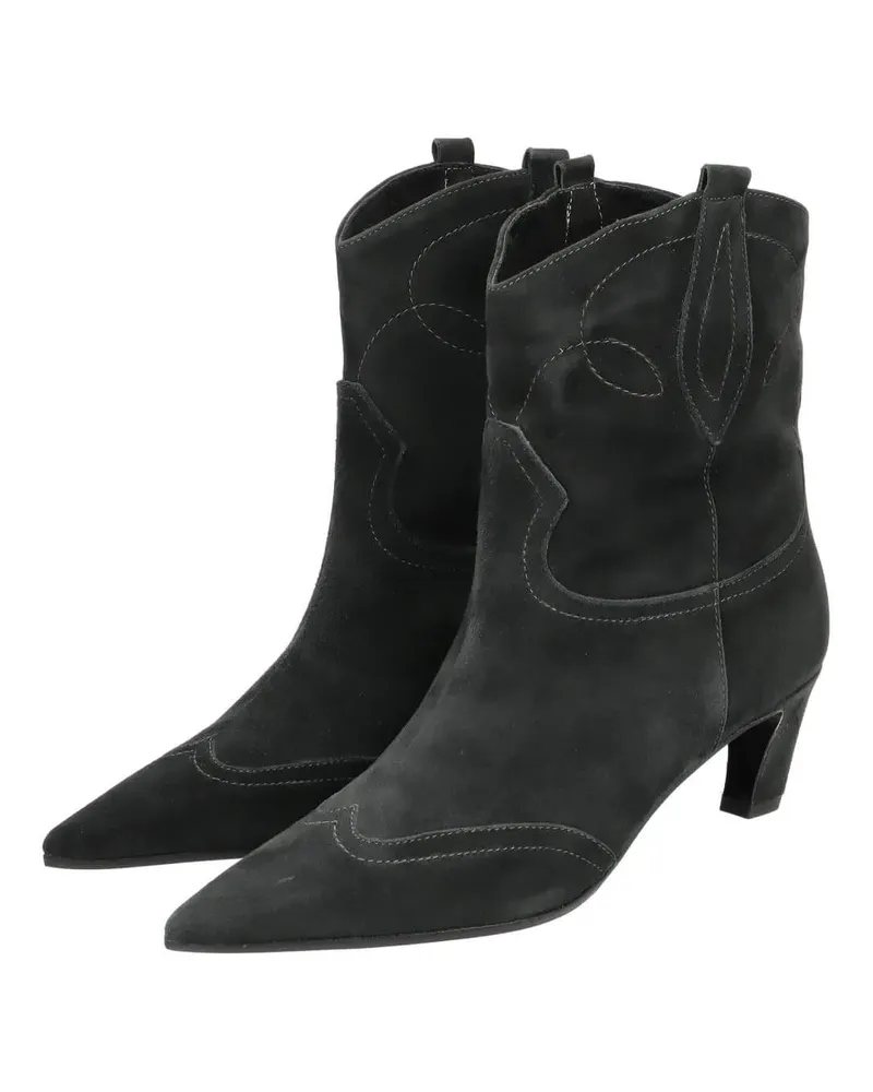 Thea Mika Stiefeletten Cowboy Boots dunkelgrau 