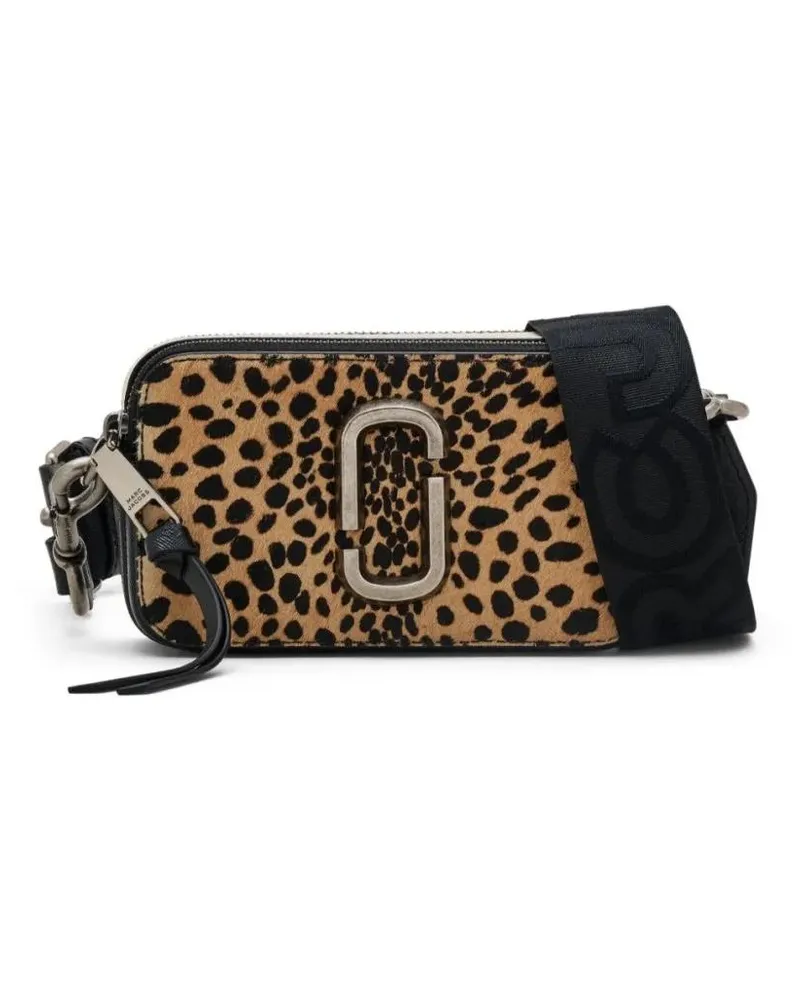 Marc Jacobs Hobo Bags Cheetah Print Calf Hair Bag With Adjustable Strap braun Braun