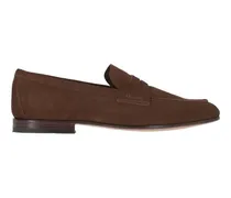 Loafer Brown Suede Slip-On Moccasins braun
