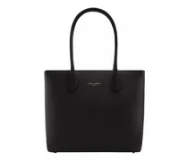 Shopper Honoré Lysanne Black Calfskin Leather Shoulder Bag