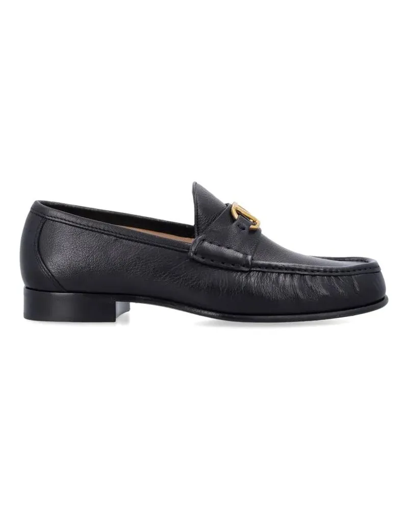 Valentino Garavani Loafer Vlogo Signature Loafer With Gold-Tone Logo Detail schwarz Schwarz