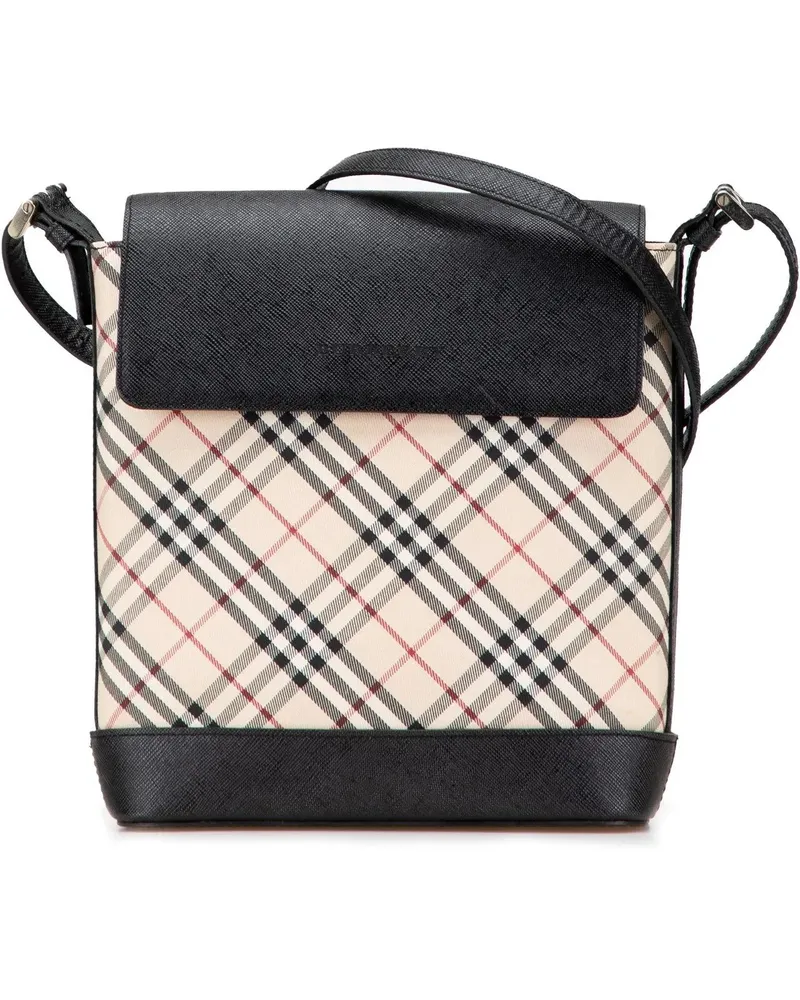 Burberry Hobo Bags Nova Check Canvas Crossbody braun Braun