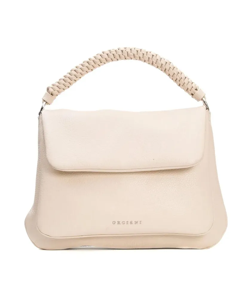 Orciani Hobo Bags Diana L Leather Crossbody Bag beige Beige