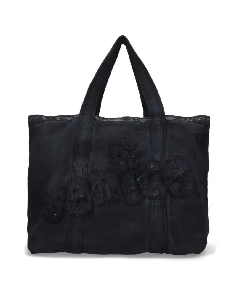 ERL Shopper & Totes Oversized Black Tote Bag schwarz Schwarz