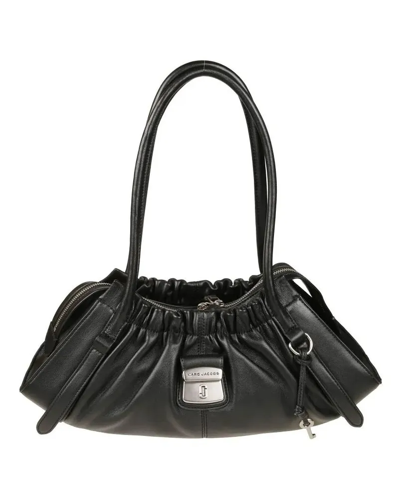 Marc Jacobs Hobo Bags Structured Black Handbag With Smooth Finish schwarz Schwarz