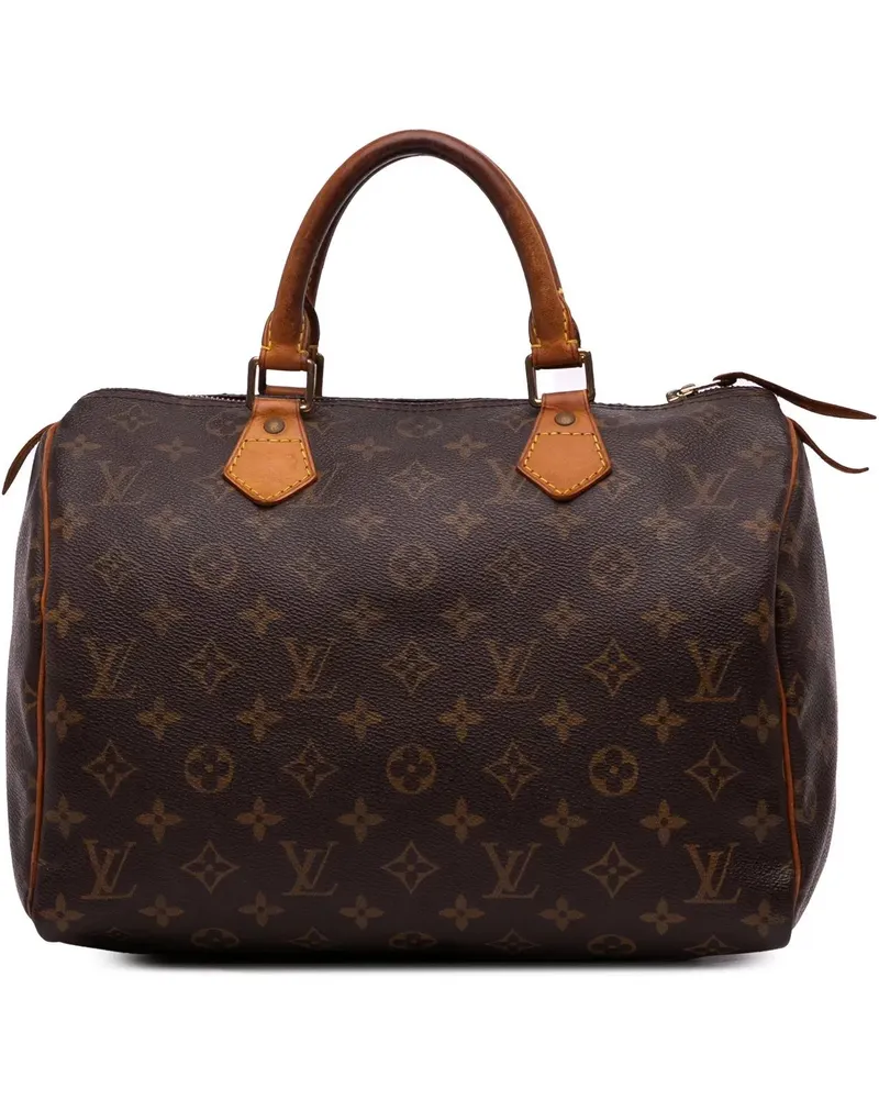 Louis Vuitton Crossbody Bags Monogram Speedy 30 braun Braun