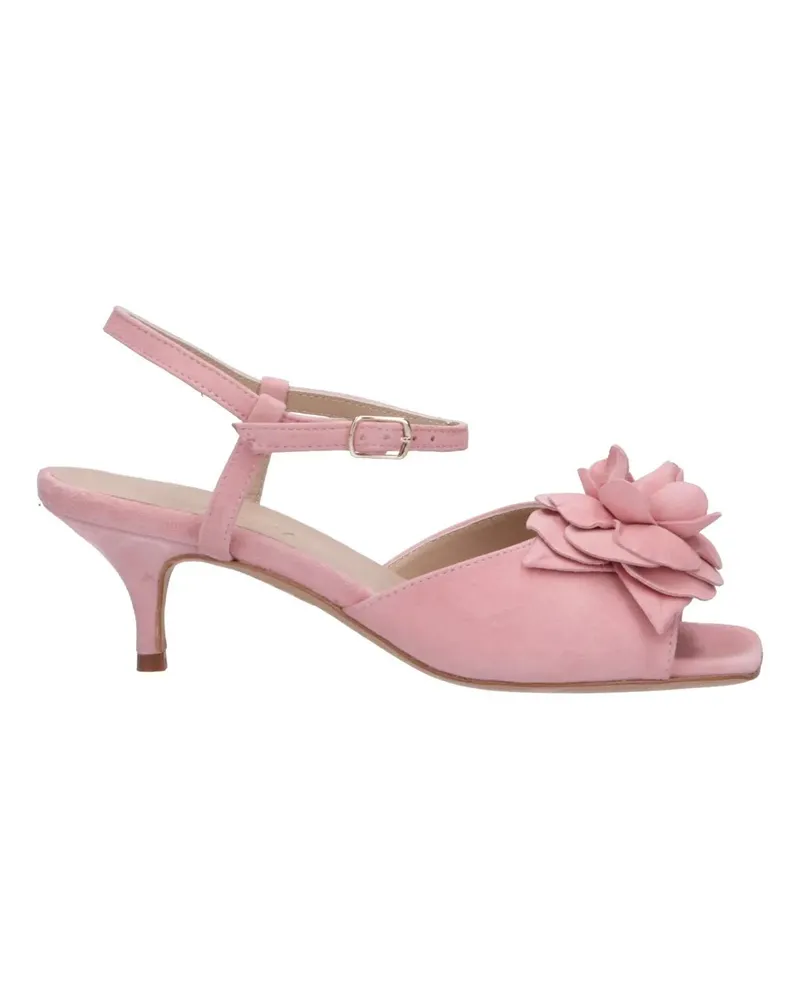 Thea Mika Sandaletten mit Absatz Sandalen rosa Gold