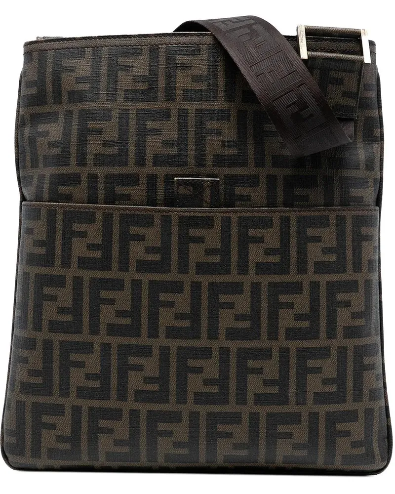 Fendi Hobo Bags Zucca Spalmati Crossbody braun Braun