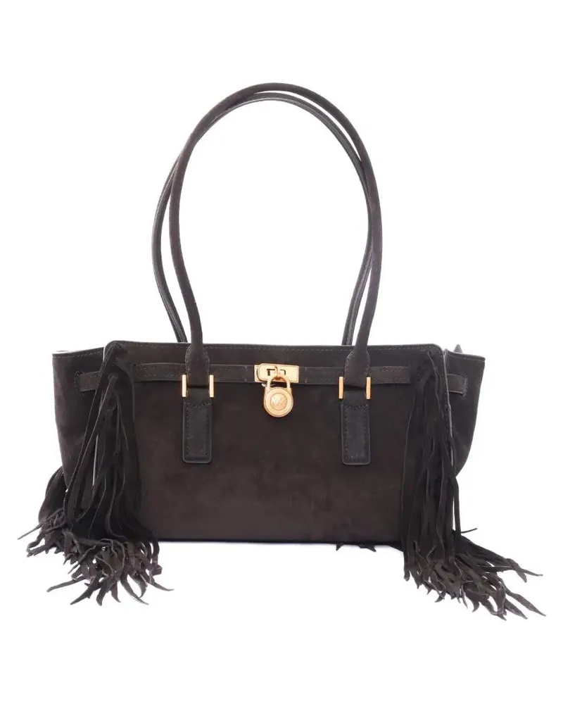 Michael Kors Hobo Bags Sm Ew Shoulder Tote schwarz Schwarz