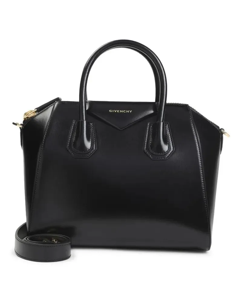 Givenchy Hobo Bags Antigona Small Black Calf Leather Handbag schwarz Schwarz