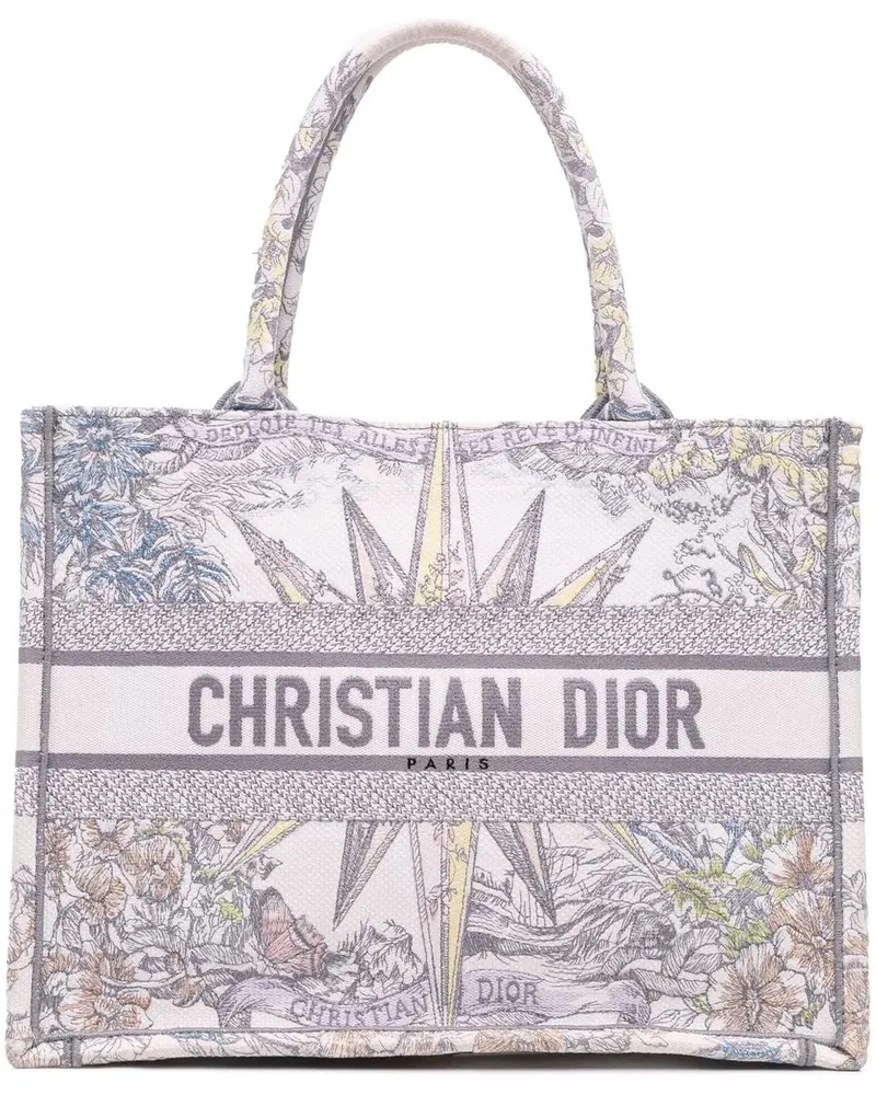 Dior Shopper Medium Reve d Infini Book Tote orange Orange