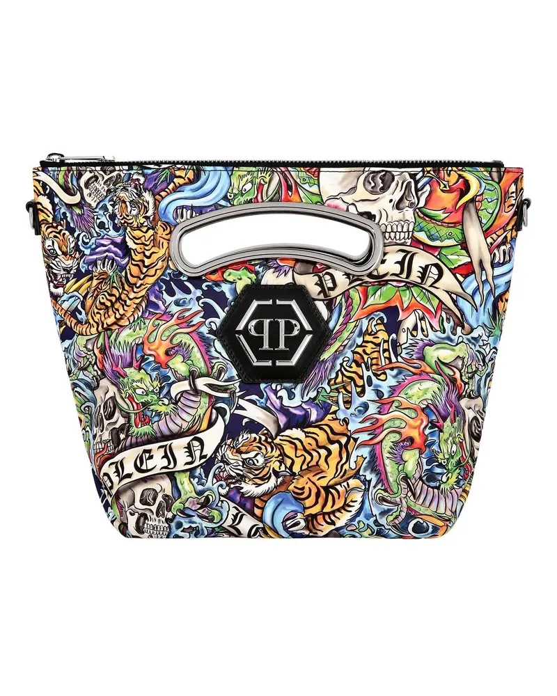 Philipp Plein Crossbody Bags Henkeltasche Tattoo bunt Bunt