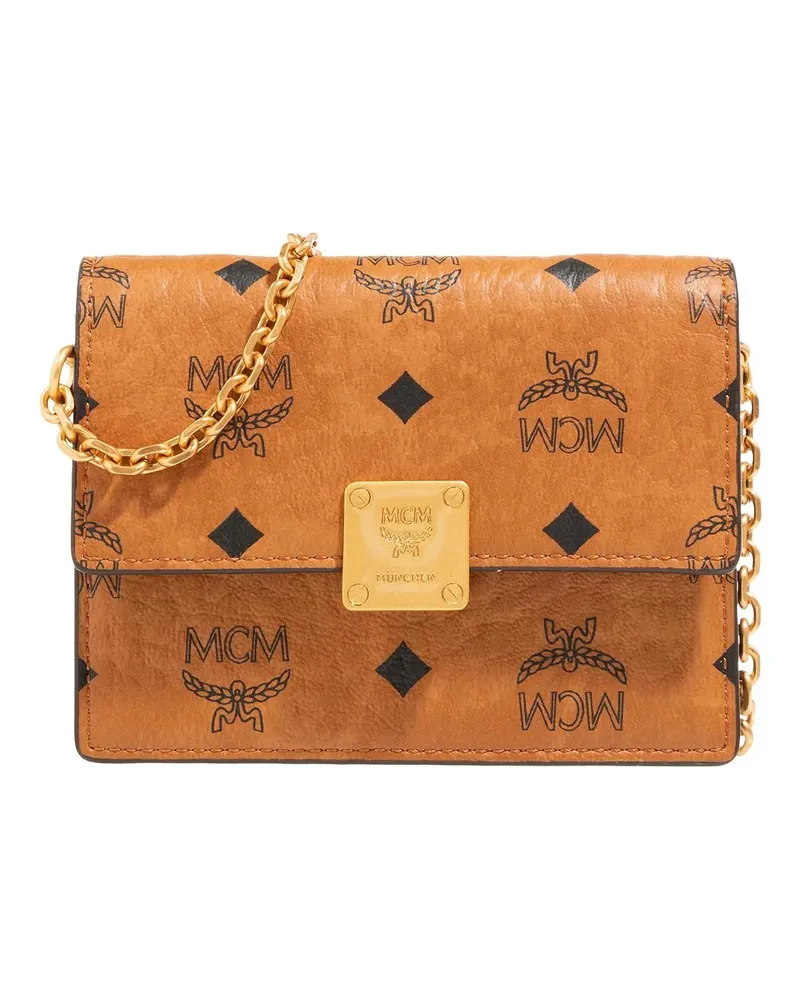MCM Portemonnaie Aren Fold Wallet Mini cognacbraun Cognacbraun