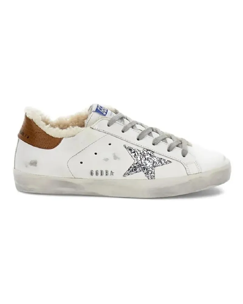 Golden Goose Low-Top Sneaker Super Star Sneaker weiß Weiß
