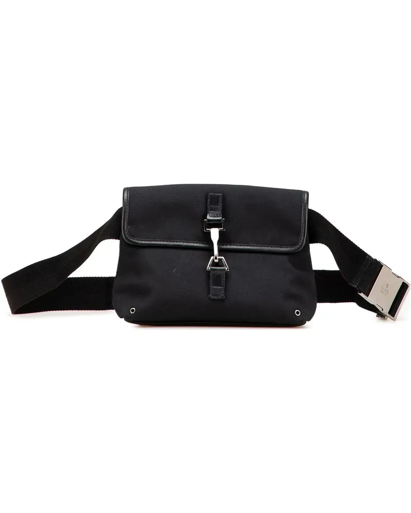 Gucci Bauchtaschen GG Canvas Jackie Belt Bag schwarz Schwarz