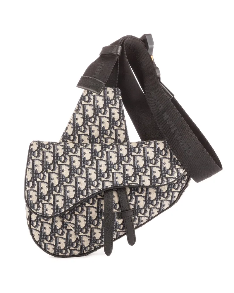 Dior Crossbody Bags Dior Homme Saddle Crossbody Bag blau Blau