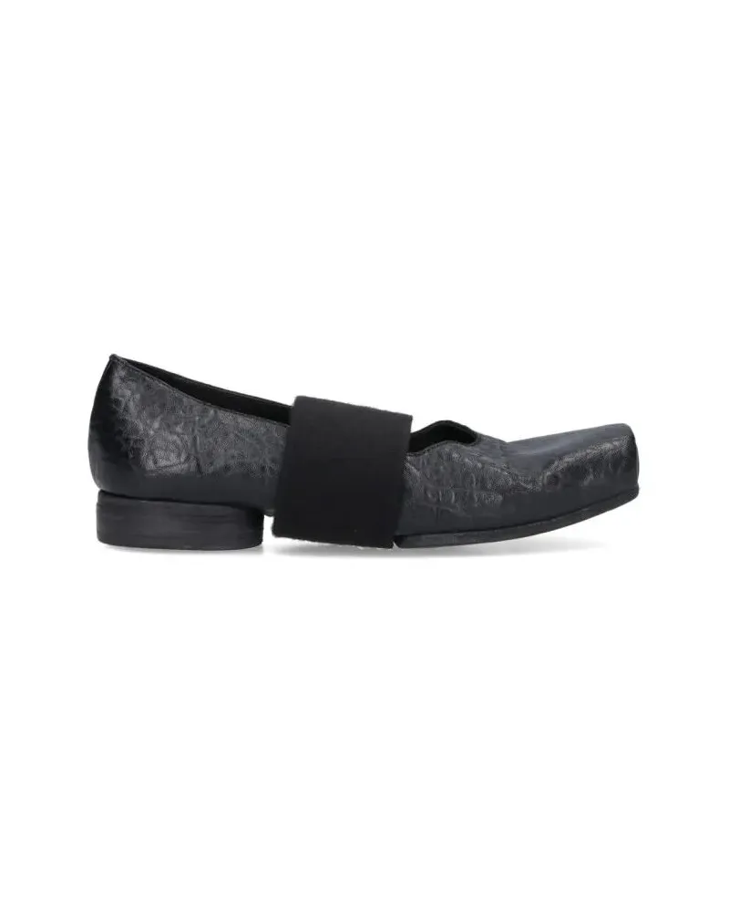 Uma Wang Heeled Ballerinas – Black schwarz Schwarz