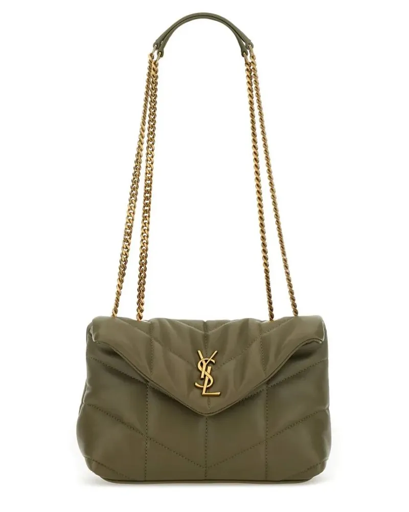 Saint Laurent Hobo Bags "Puffer" Toy Bag grau Grau