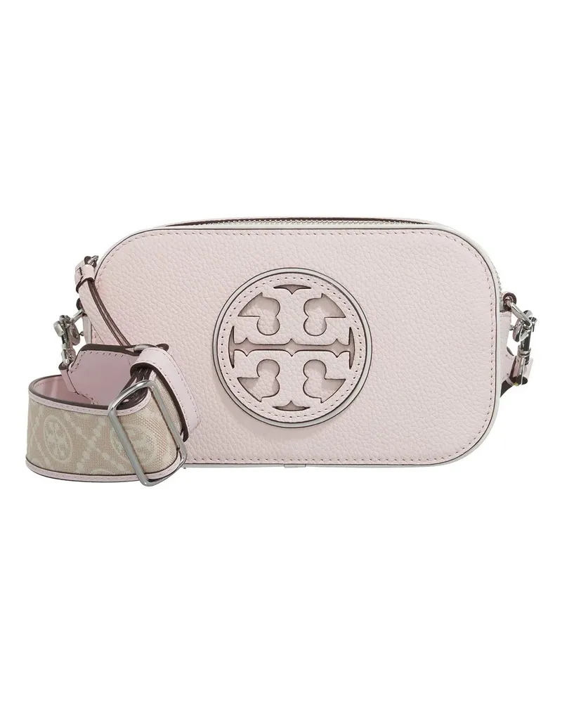 Tory Burch Crossbody Bags Miller Patent Border Mini Crossbody Bag rosa Gold