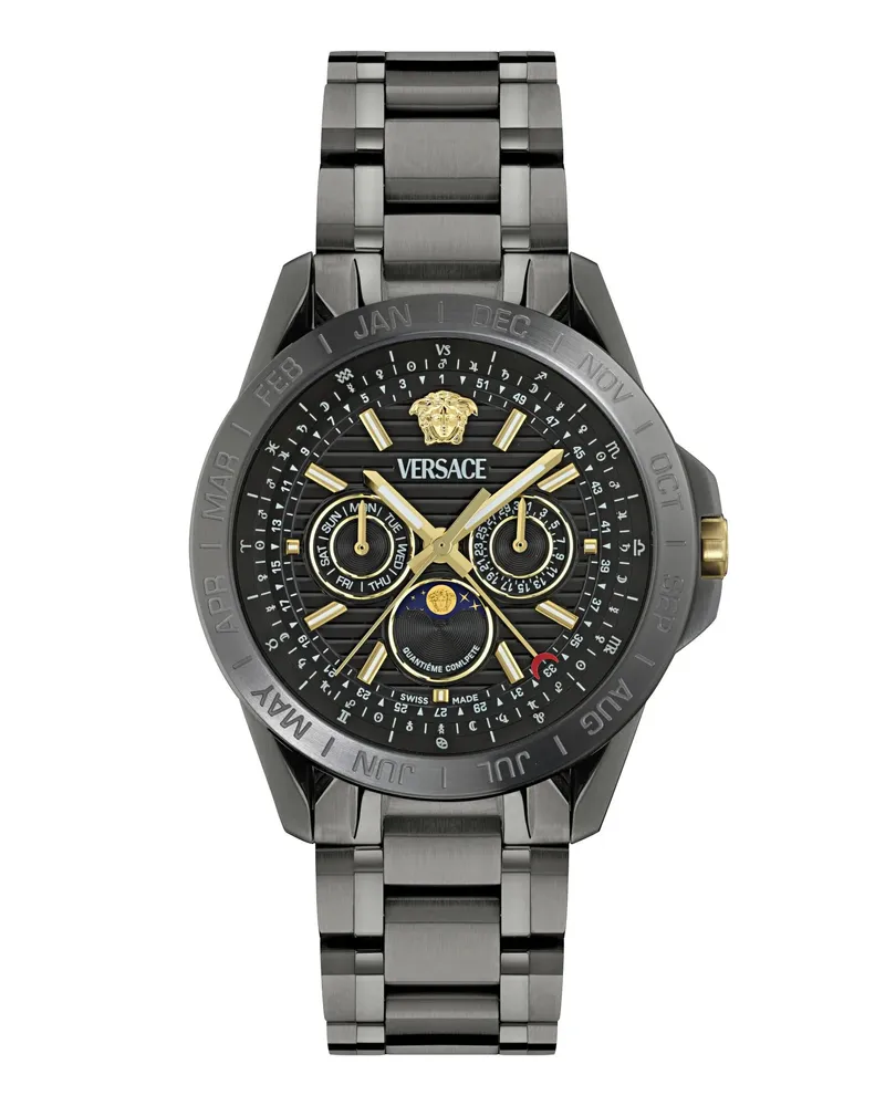 Versace Uhren Multifunktionsuhr Galaxy Moonph.chr (Wc-0K) gray Grau
