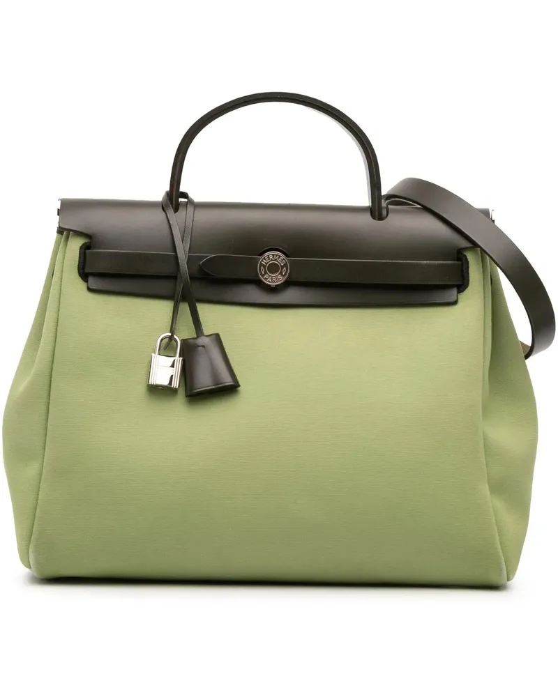 Hermès Hobo Bags Toile Herbag Zip 31 grün Grün