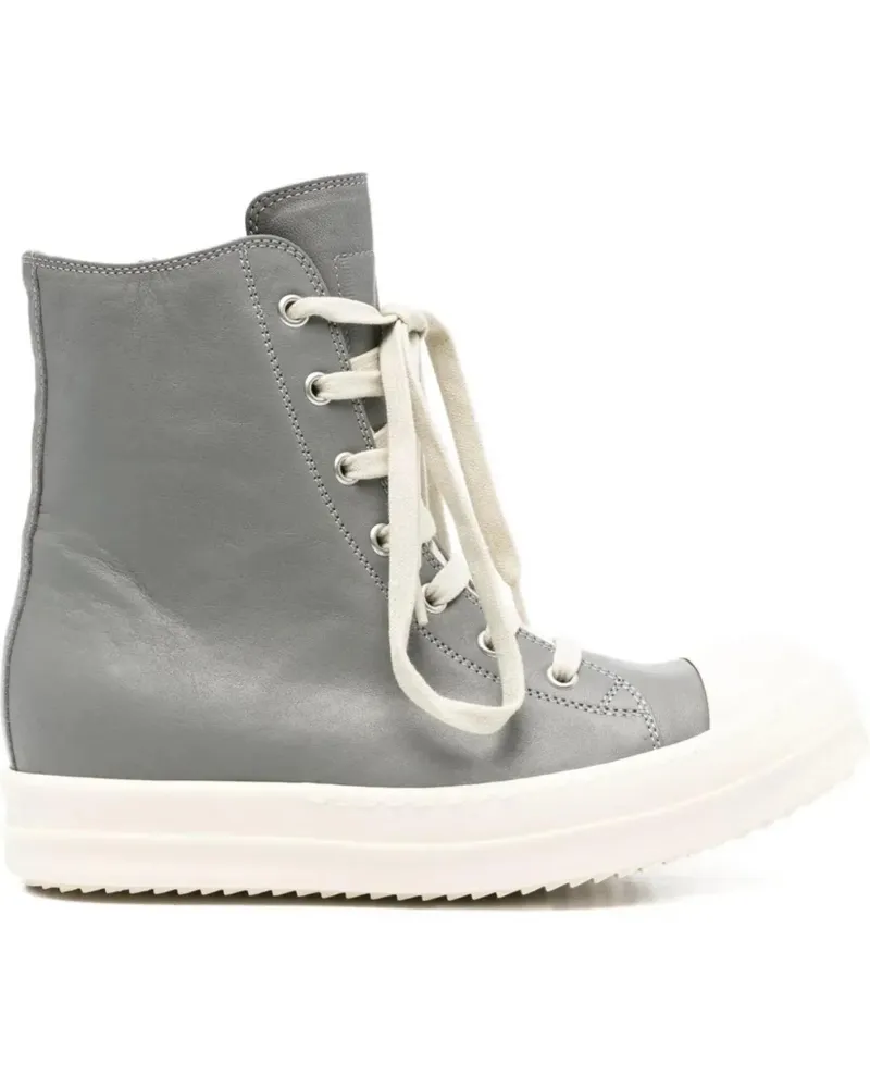 Rick Owens Low-Top Sneaker Sneakers Washed Indigo/milk/milk grau Grau