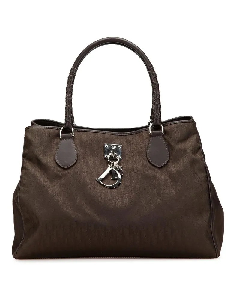 Dior Shopper Medium Diorissimo Trotter Nylon Lovely Tote braun Braun