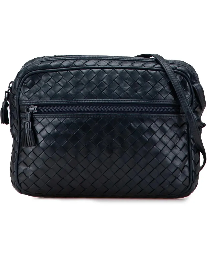 Bottega Veneta Hobo Bags Nappa Intrecciato Crossbody blau Blau