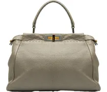 Hobo Bags Medium Selleria Peekaboo silberfarben