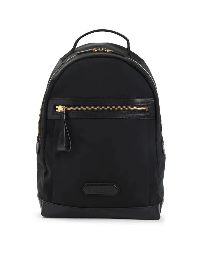 Tom Ford Rucksäcke Black Polyester Backpack schwarz Schwarz