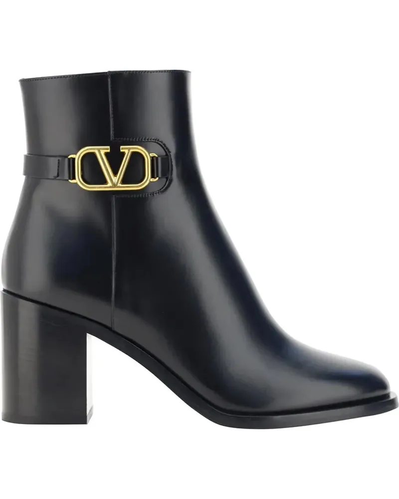 Valentino Garavani Stiefel & Boots Bootie VLogo Signature schwarz Schwarz