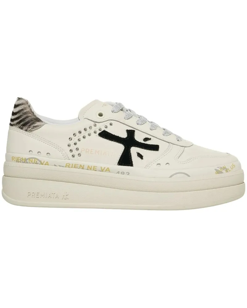 Premiata Low-Top Sneaker Sneakers 'Micol' weiß Weiß