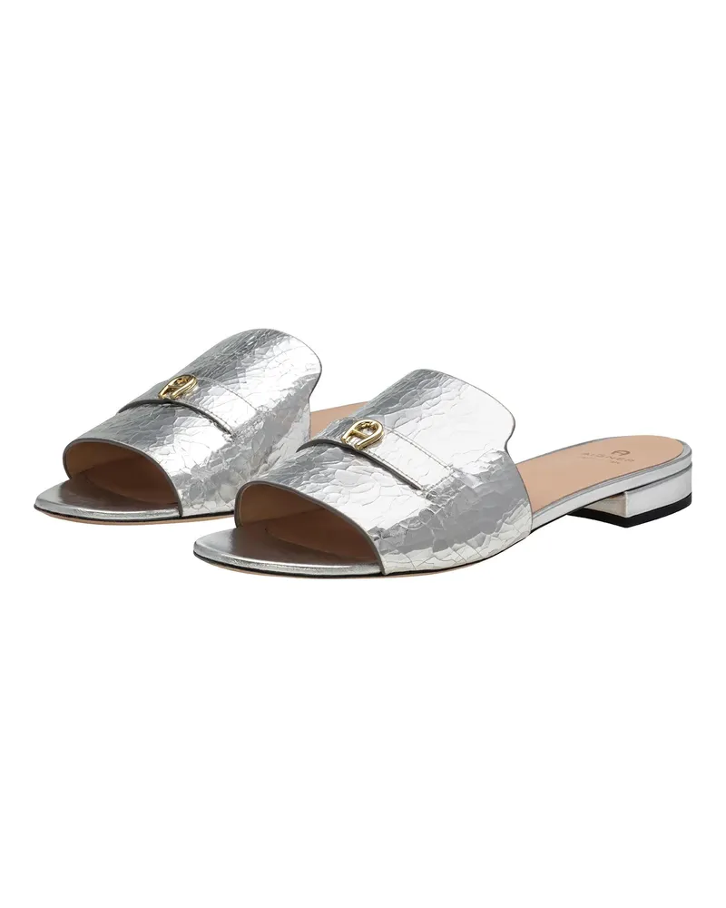 Aigner Sandaletten mit Absatz Sandalen ARIELLE 1B silberfarben 