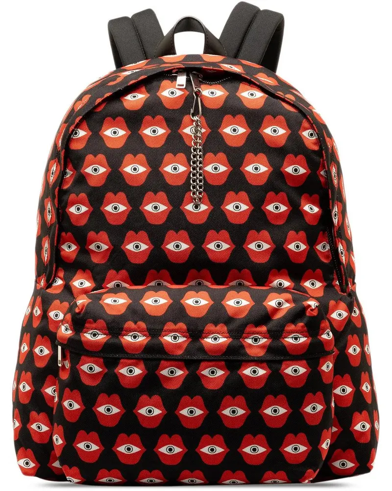 Celine Rucksäcke x Anneli Henriksson Telepathic Love Backpack schwarz Schwarz