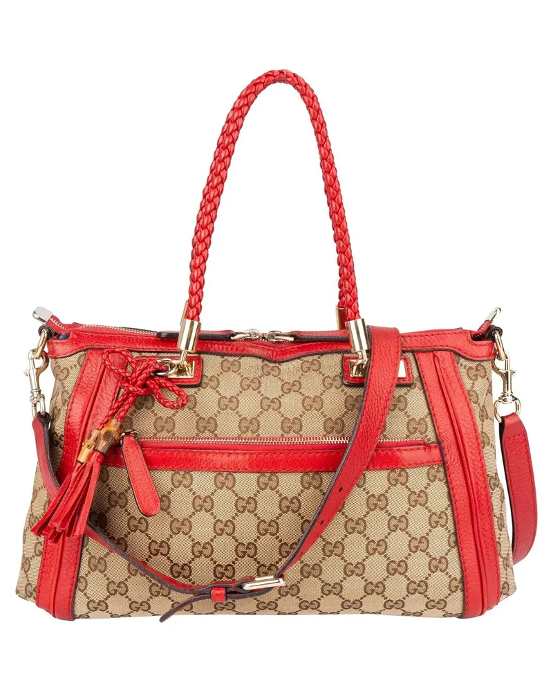 Gucci Crossbody Bags  GG Monogram Bamboo Handbag bunt Bunt
